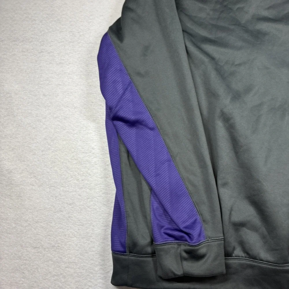 Baltimore Ravens Hoodie Men's XL Nike Therma-Fit Full Zip Gray NFL ON-Field‎